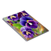 Carnet Pensées Violettes - ART IA (Côté Droit)