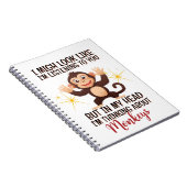 Carnet Penser à propos des singes - Drôle (Côté Droit)