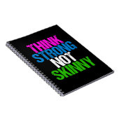 Carnet Penser fort pas maigre aptitude Inspirationnelle (Côté Droit)