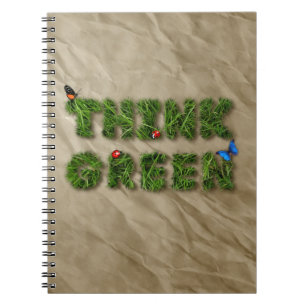 Carnet penser vert