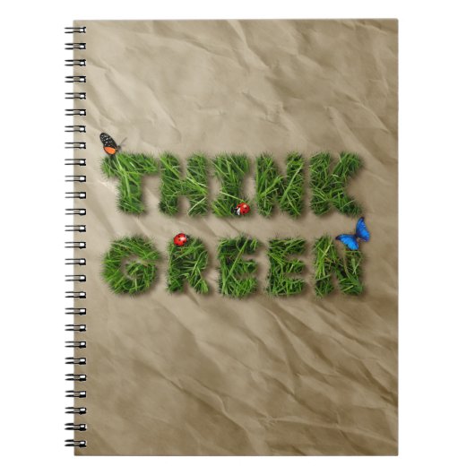 Carnet penser vert (Devant)