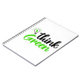Carnet penser vert (Côté gauche)