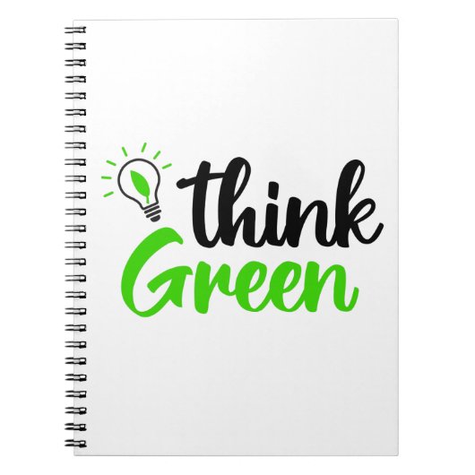 Carnet penser vert (Devant)