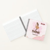 Carnet Pensez à l'extérieur de la boîte Lady Boss femme (Intérieur)