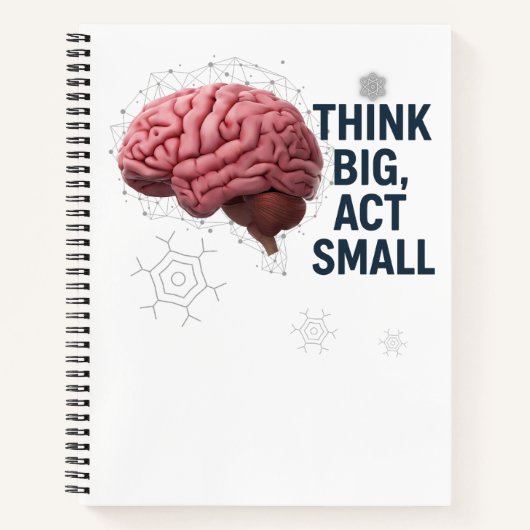 Carnet Pensez grand, faites petit (Devant)