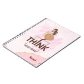 Carnet Pensez hors des sentiers battus femme patronne (Côté gauche)