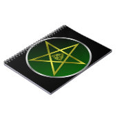 Carnet Pentacle or (Côté gauche)
