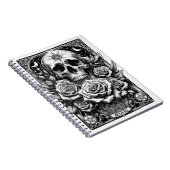 Carnet Pentacle Skeleton Skeleton & Rose Tarot Art (Côté Droit)