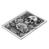 Carnet Pentacle Skeleton Skeleton & Rose Tarot Art (Côté gauche)