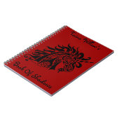 Carnet Pentacle Unicorn (noir) (Côté gauche)