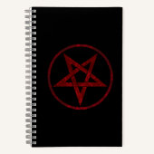 Carnet Pentagram Red Devil (Recto)