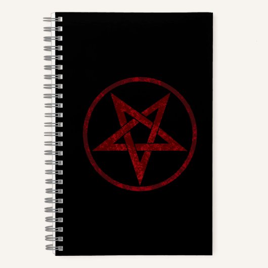 Carnet Pentagram Red Devil (Recto)