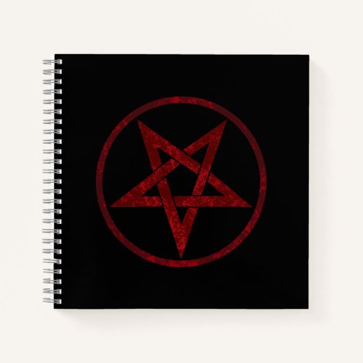 Carnet Pentagram Red Devil (Devant)