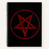 Carnet Pentagram Red Devil (Devant)