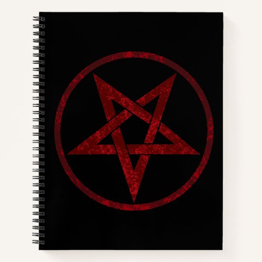 Carnet Pentagram Red Devil (Devant)