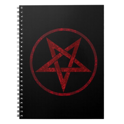 Carnet Pentagram Red Devil (Devant)