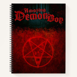 Carnet Pentagramme Extraordinaire de garçon démon