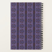 Carnet Pentagramme rouillé pourpre (Verso)