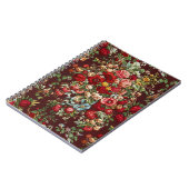 Carnet Peonis & Rose, Vintage motif floral Chintz (Côté gauche)