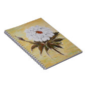 Carnet Peony blanc (Côté Droit)