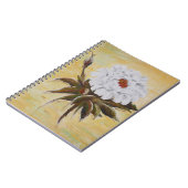 Carnet Peony blanc (Côté gauche)