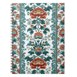 Carnet Peony Brocade