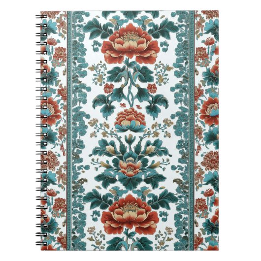 Carnet Peony Brocade (Devant)