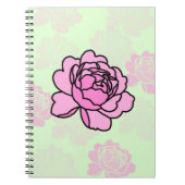 Carnet Peony Flower (Devant)