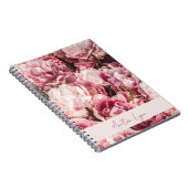 Carnet Peony rose (Côté Droit)