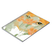 Carnet Peper de feuillage de chats orange (Côté gauche)