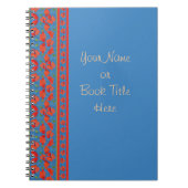 Carnet Pépites de Pépites Bordure sur Arrière - plan bleu (Devant)