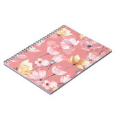 Carnet Pépites Pastel : Aquarelle Florale Sans Seamless. (Côté gauche)