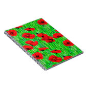 Carnet Pépites rouges dans un champ vert (Côté Droit)