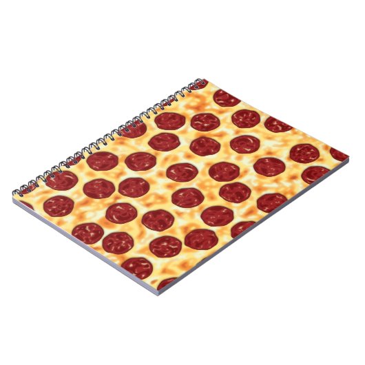 Carnet Pepperoni Pizza Motif (Côté gauche)