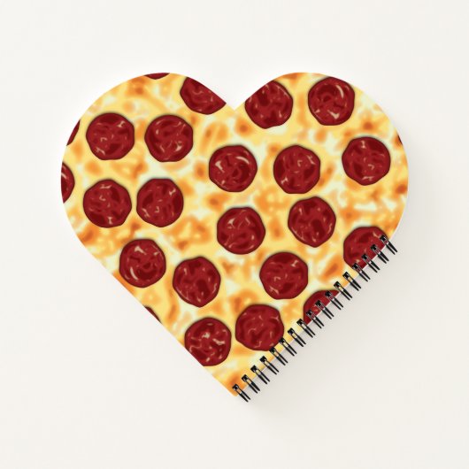 Carnet Pepperoni Pizza Motif (Dos)