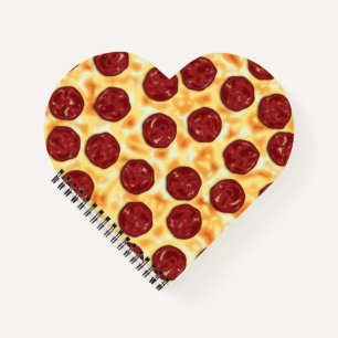Carnet Pepperoni Pizza Motif