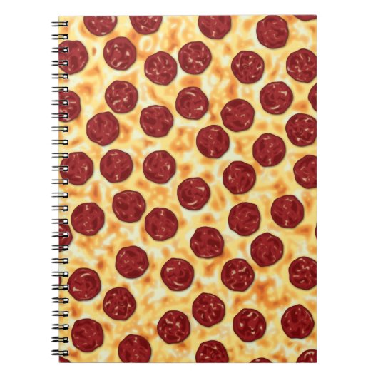 Carnet Pepperoni Pizza Motif (Devant)