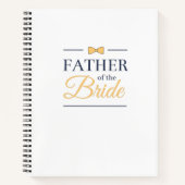 Carnet Père de la mariée (Devant)
