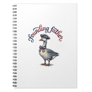 Carnet Père fondateur Goose Vintage Patriote Chemise Desi
