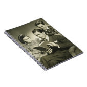 Carnet Père lisant au fils (Côté Droit)