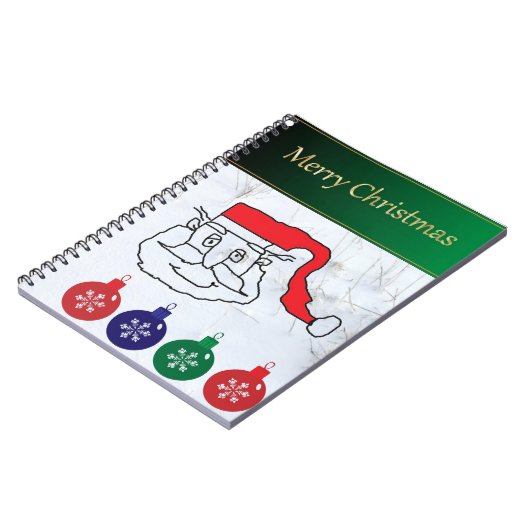 Carnet Père Noël (Côté gauche)