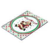 Carnet Père Noël à fond de train Noël (Côté gauche)