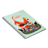 Carnet Père Noël avec le train (Côté Droit)