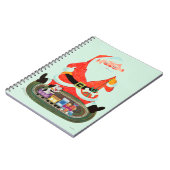 Carnet Père Noël avec le train (Côté gauche)