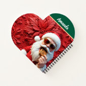 Carnet Père Noël cool (Dos)