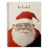 Carnet Père Noël fatigué (Devant)