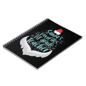 Carnet Père Noël Favori Enseignant de 1ère année Funny No (Côté gauche)