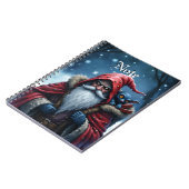 Carnet Père Noël Frostbite et son elfe de malice. (Côté gauche)