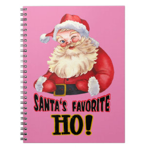 Carnet Père Noël - Ho favori