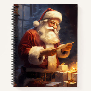 Carnet Père Noël Lecture d'une lettre